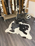 HAKİKİ DERİ DANA POSTU SİYAH - BEYAZ 190 x 240 - 0701000093