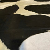 HAKİKİ DERİ DANA POSTU SİYAH - BEYAZ 175 x 215 - 0701000098