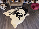 HAKİKİ DERİ DANA POSTU SİYAH - BEYAZ 190 x 240 - 0701000157