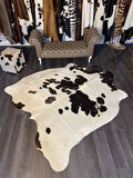 HAKİKİ DERİ DANA POSTU SİYAH - BEYAZ 210 x 245 - 0701000161