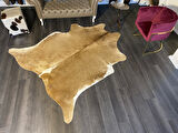 HAKİKİ DERİ DANA POSTU KAHVE - BEYAZ 205 x 240 - 0801000048