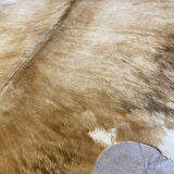 HAKİKİ DERİ DANA POSTU KAHVE - BEYAZ 200 x 220 - 0801000121