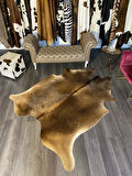 HAKİKİ DERİ DANA POSTU MIX KAHVE 185 x 220 - 1001000041
