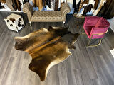 HAKİKİ DERİ DANA POSTU MIX KAHVE 185 x 210 - 1001000055