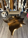 HAKİKİ DERİ DANA POSTU MIX KAHVE 190 x 210 - 1001000084