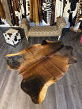 HAKİKİ DERİ DANA POSTU MIX KAHVE 190 x 225 - 1001000105