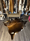 HAKİKİ DERİ DANA POSTU MIX KAHVE 190 x 220 - 1001000179