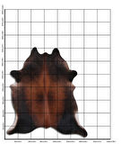 Hakiki Deri Dana Postu Karışık Kahve 180 x 210 cm - 64614