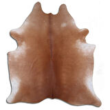 Hakiki Deri Dana Postu Düz Kahve 180 x 200 cm - 58497