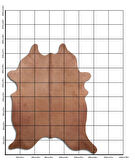 Hakiki Deri Dana Postu Düz Krem 180 x 220 cm - 33599