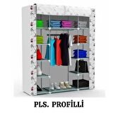 beyazpazar BEZ DOLAP PLASTİK PROFİLLİ ÇYR İSTANBUL TEMALI