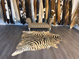HAKİKİ DERİ DANA POSTU KAHVE ZEBRA 190 x 220 - 1101000015
