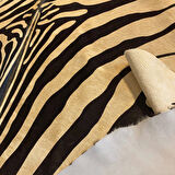 HAKİKİ DERİ DANA POSTU KAHVE ZEBRA 190 x 220 - 1101000015