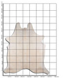 Hakiki Deri Dana Postu Gri 210 x 240 cm - 98152