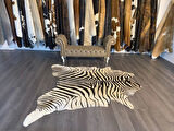HAKİKİ DERİ DANA POSTU BEYAZ ZEBRA 210 x 230 - 1201000002