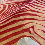 HAKİKİ DERİ DANA POSTU PEMBE BASKILI ZEBRA 215 x 230 - 1401000021