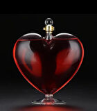 Atay Garage Kalp Şeklinde Şarap-Viski Sürahisi 500ml Ev Dekerasyon Parti Barlar İçin Harika