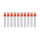 5mm Kırmızı Led Paketi - 10 Adet