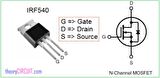 IRF540 - 28a 100v Mosfet - To220 Mofset