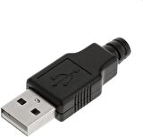 Usb 2.0 Erkek Lehimlenebilir Soket