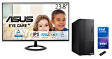 Asus WS500ME238-5135000020 Intel Core I5 13500 64GB 4tb SSD 23.8"100Hz Monitör Freedos Masaüstü Bilgisayar WS500ME238F25+ZETTAUSBBELLEK