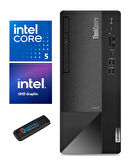 Lenovo Thınkcentre Neo 50T Gen4 Intel İ5-12500 32GB 256GB SSD Freedos Masaüstü Bilgisayar W12JB005BTRF11+Zetta  USB Bellek