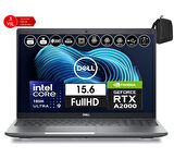 Dell Precısıon M3591 Intel Ultra 9-185H Vpro 48GB 2tb SSD RTXA2000 8gb 15.6" W11PRO Taşınabilir Iş Istasyonu XCTOP3591HRTXA2000W08+ZETTAÇANTA