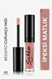 Flormar Kadife Dokulu Likit Mat Ruj - Silk Matte Liquid Lipstick - 009 NASTY CORAL - 8690604505364