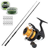Shimano Fx 4000 - Daiwa Rx 244cm 10-35gr Spin Olta Seti