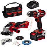 Einhell TE-TK 18/2 Li Kit (CD+AG), Akülü Kombo Set