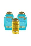 Ogx Nemlendirici ve Canlandırıcı Argan Oil of Morocco Sülfatsız Şampuan+Bakım Kremi 385ml+Yağ 100ml