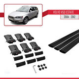 Volvo V50 2004-2012 Arası ile Uyumlu Fly Model Ara Atkı Tavan Barı Siyah 3 Adet