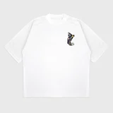 Oversize 'Kobe 8' Baskılı t-shirt