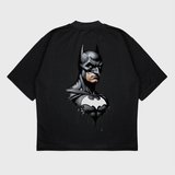 Oversize 'Batman' Baskılı t-shirt