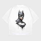 Oversize 'Batman' Baskılı t-shirt
