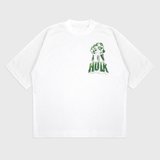 Oversize 'Hulk' Baskılı t-shirt