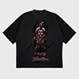 Oversize 'Jujutsu' Baskılı T-Shırt