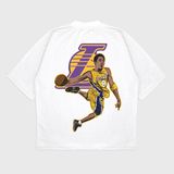 Oversize 'Kobe Bryant' Baskılı t-shirt