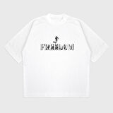 Oversize 'Freedom' T-Shırt