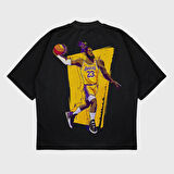 Oversize 'Lebron James' Baskılı T-Shırt