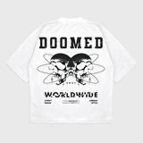 Oversize 'Doomed' T-Shırt