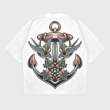 Oversize 'Anchor' T-Shırt