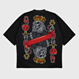 Oversize 'Mug Skeleton' T-Shırt