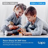 TP-LINK Tapo C210 360 Derece 2K UHD Yatay/Dikey Hareketli Wi-Fi Güvenlik Kamerası + Sandisk 128 Gb Hafıza Kartı