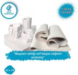 Sandviç Dürüm Hamburger Paketleme Sarma Ambalaj Kağıdı 40 x 60 50 Adet krem 40 x 60 50'li Çeyiz&amp;Pak