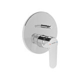 Artema Root Round A42727 Ankastre Banyo Bataryası, Sıva Üstü, Krom