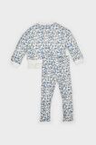 DeFacto Kız Bebek 2'li Takım Çiçekli Sweatshirt Beli Lastikli Tayt D9384A525SPER233