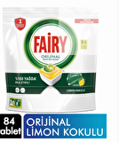 Fairy Jar Platinum Bulaşık Makinesi Kapsülü 84'lü x 3 Adet