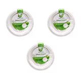 Roll-Up Nature Ekolojik Karton Kağıt Parti Tek Kullanımlık Tabak - 22 Cm. - 50 Adetlik 3 Paket