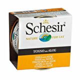 Schesir Ton Balıklı Bitki Özlü Jell Kedi Konservesi 6x85 Gr 